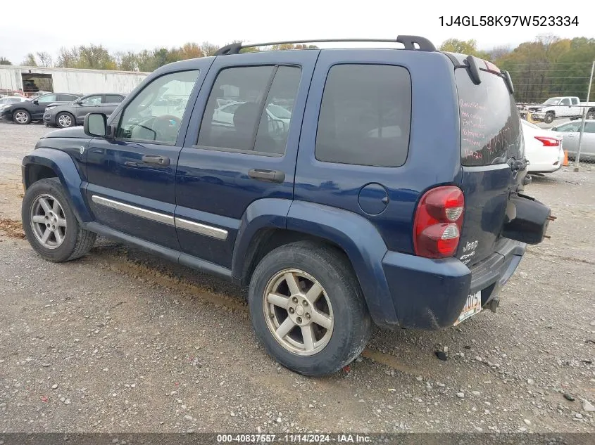 1J4GL58K97W523334 2007 Jeep Liberty Limited Edition