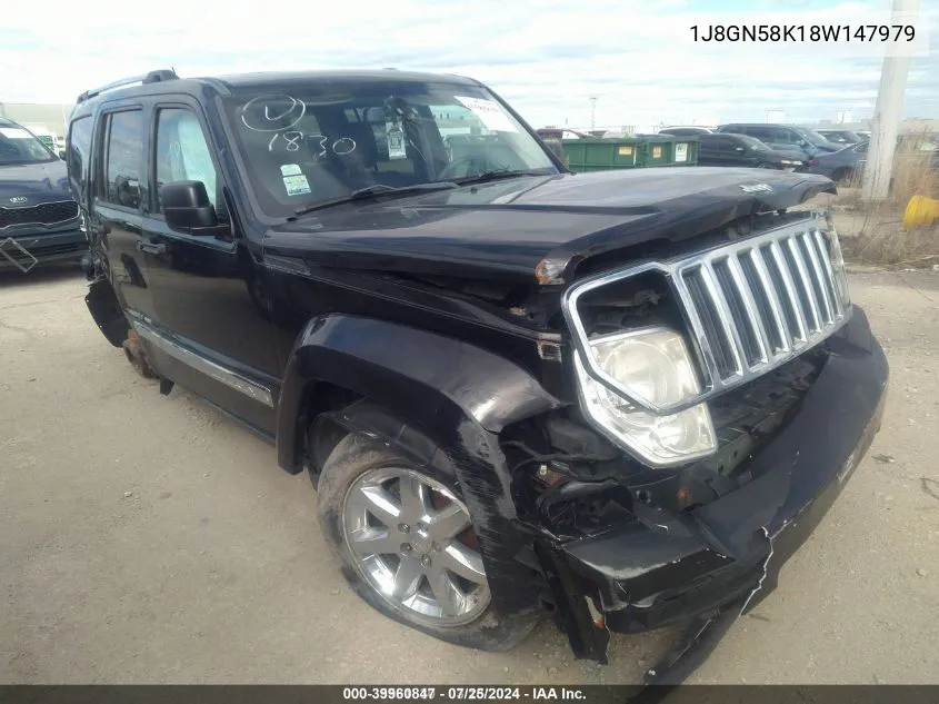 2008 Jeep Liberty Limited Edition VIN: 1J8GN58K18W147979 Lot: 39960847