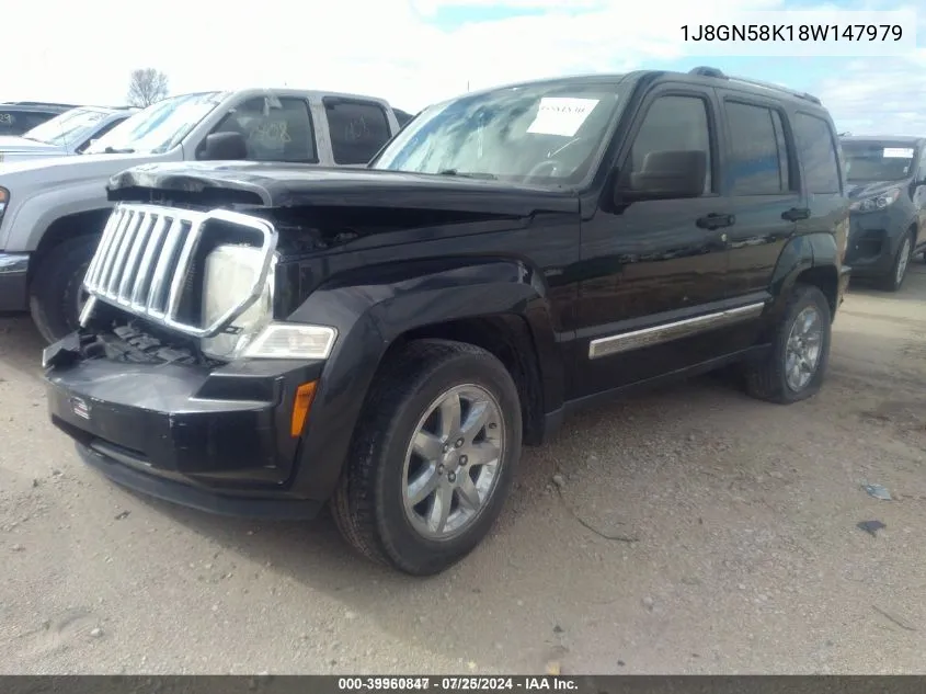 2008 Jeep Liberty Limited Edition VIN: 1J8GN58K18W147979 Lot: 39960847