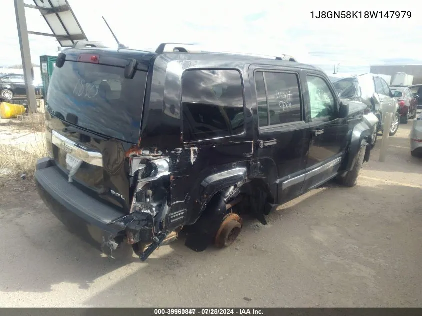 2008 Jeep Liberty Limited Edition VIN: 1J8GN58K18W147979 Lot: 39960847