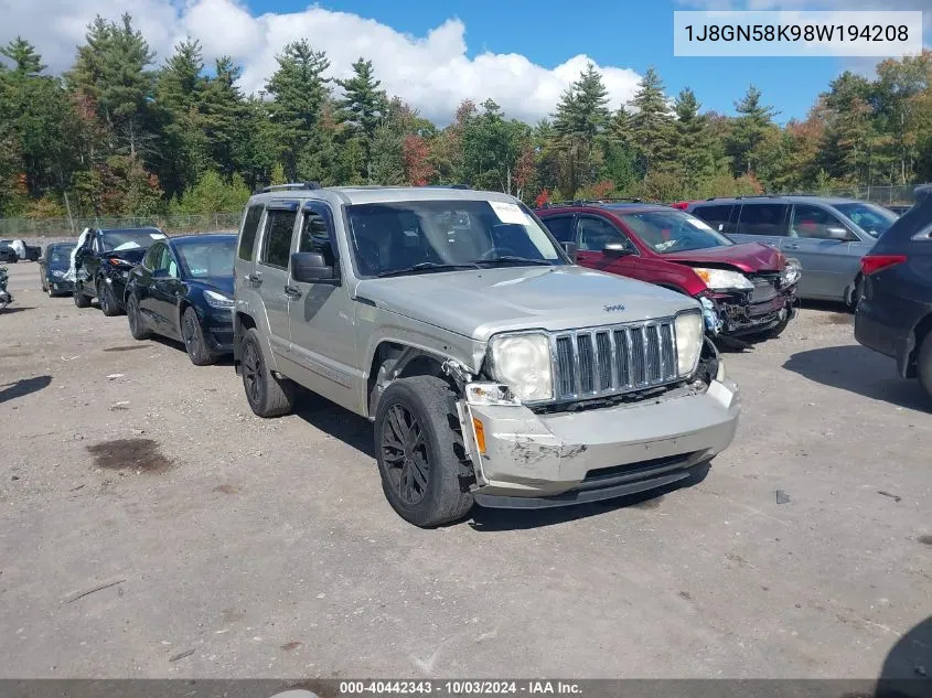 2008 Jeep Liberty Limited Edition VIN: 1J8GN58K98W194208 Lot: 40442343