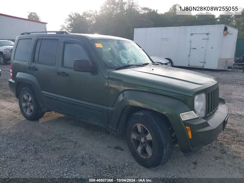 1J8GN28K08W255055 2008 Jeep Liberty Sport