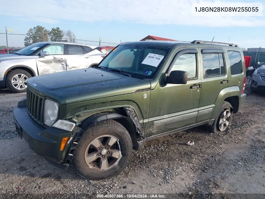 2008 Jeep Liberty Sport VIN: 1J8GN28K08W255055 Lot: 40507366