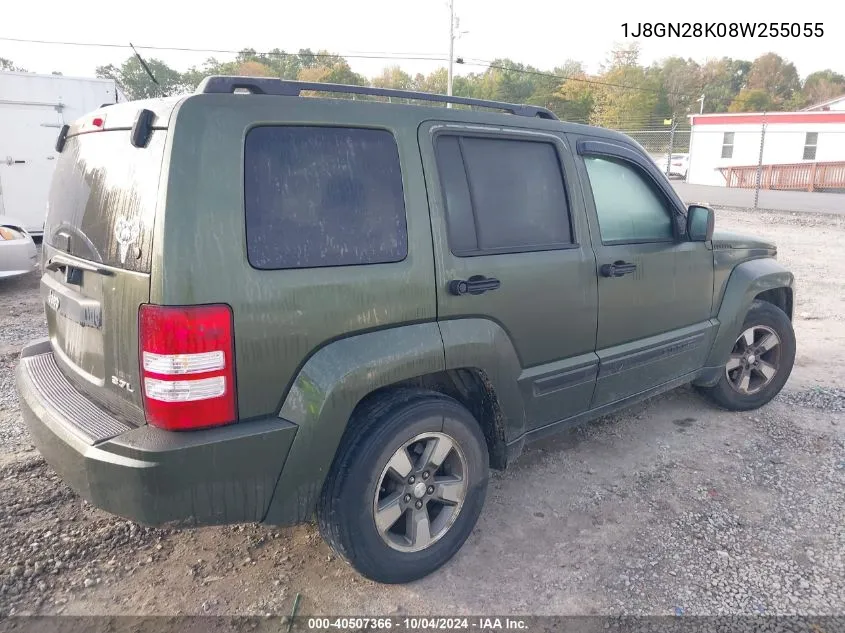 2008 Jeep Liberty Sport VIN: 1J8GN28K08W255055 Lot: 40507366