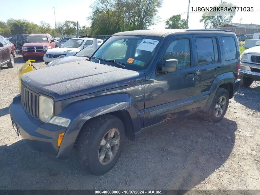 2008 Jeep Liberty Sport VIN: 1J8GN28K88W271035 Lot: 40509000