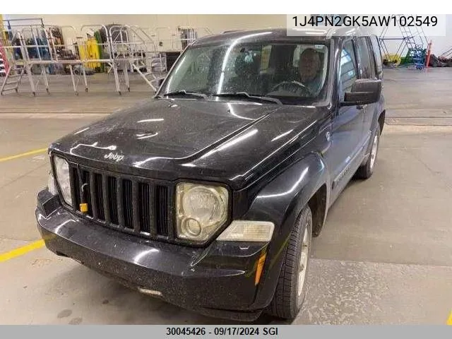 1J4PN2GK5AW102549 2010 Jeep Liberty Sport