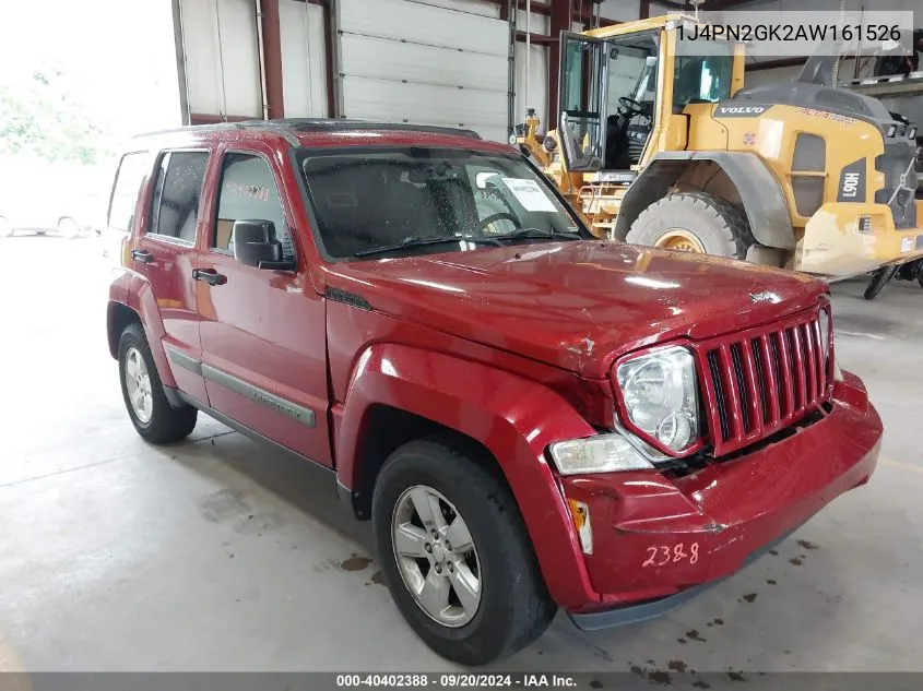 1J4PN2GK2AW161526 2010 Jeep Liberty Sport