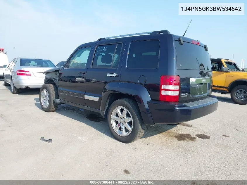 2011 Jeep Liberty Limited Edition VIN: 1J4PN5GK3BW534642 Lot: 37386441