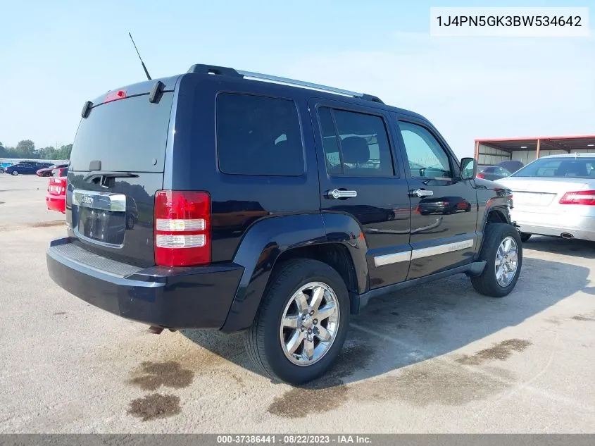 2011 Jeep Liberty Limited Edition VIN: 1J4PN5GK3BW534642 Lot: 37386441