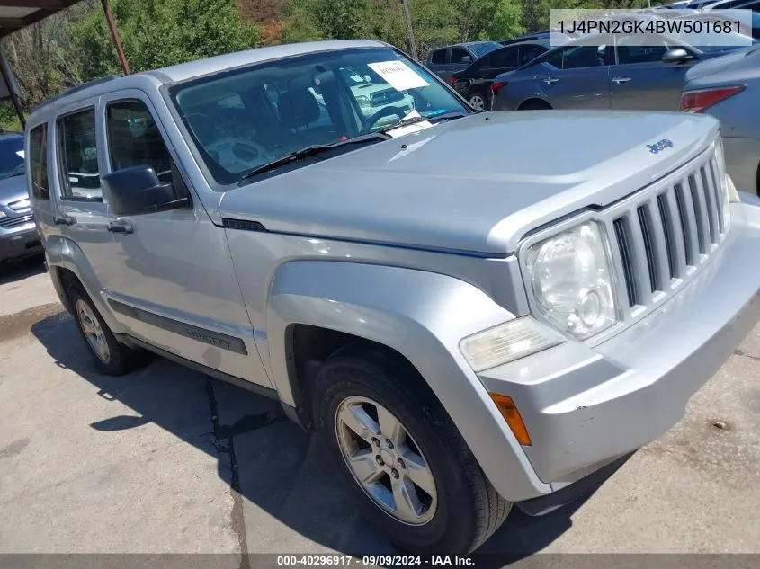 1J4PN2GK4BW501681 2011 Jeep Liberty Sport