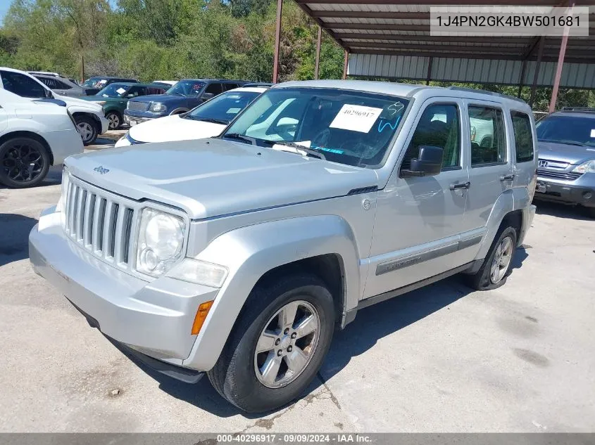 1J4PN2GK4BW501681 2011 Jeep Liberty Sport