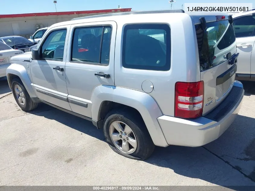 1J4PN2GK4BW501681 2011 Jeep Liberty Sport