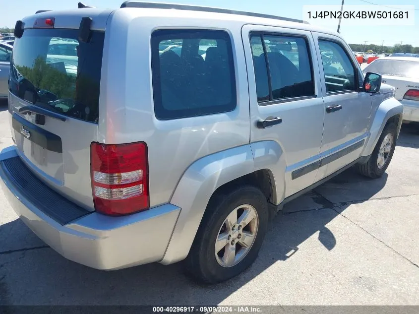 1J4PN2GK4BW501681 2011 Jeep Liberty Sport