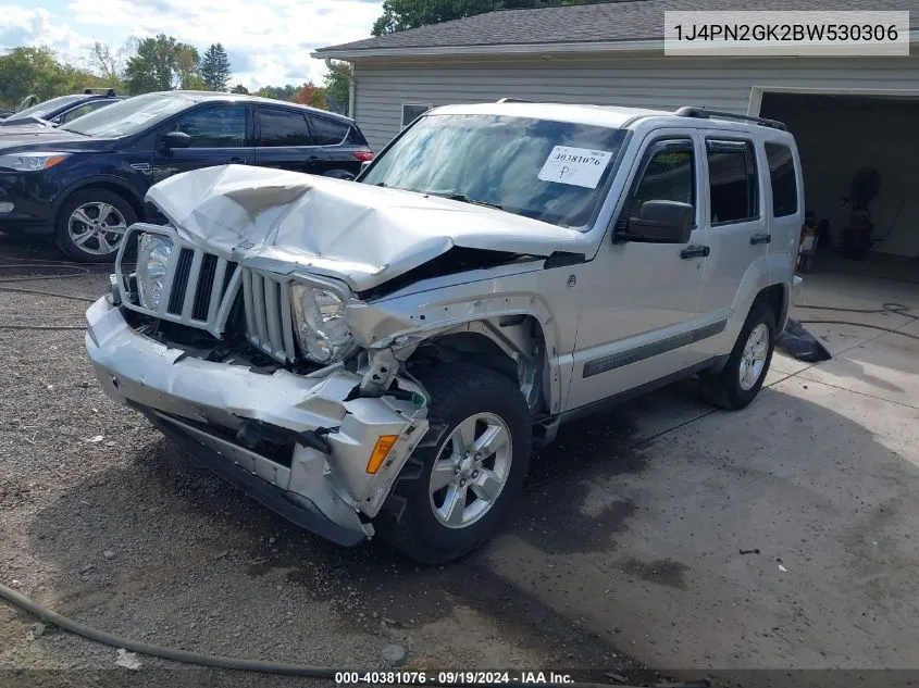 1J4PN2GK2BW530306 2011 Jeep Liberty Sport