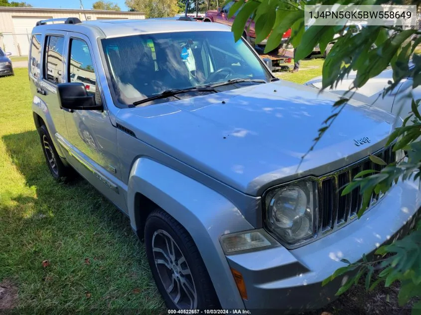 2011 Jeep Liberty VIN: 1J4PN5GK5BW558649 Lot: 40522657