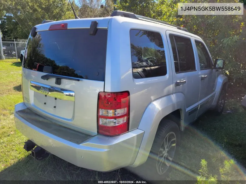 1J4PN5GK5BW558649 2011 Jeep Liberty