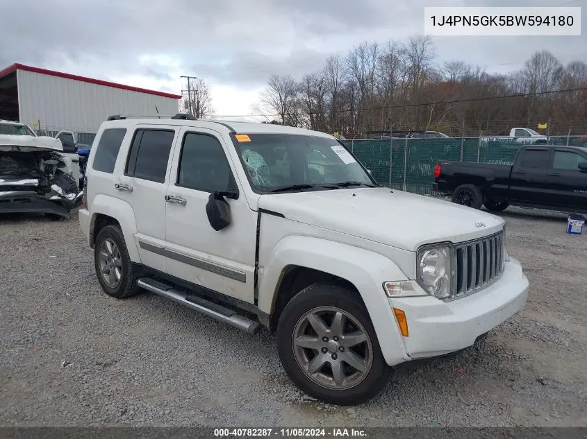 2011 Jeep Liberty Limited Edition VIN: 1J4PN5GK5BW594180 Lot: 40782287