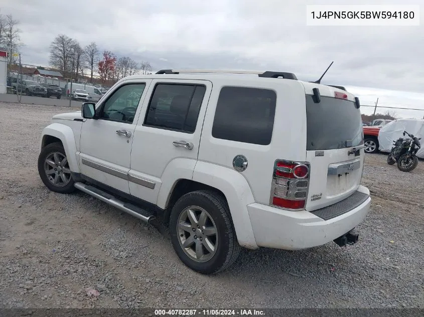 2011 Jeep Liberty Limited Edition VIN: 1J4PN5GK5BW594180 Lot: 40782287