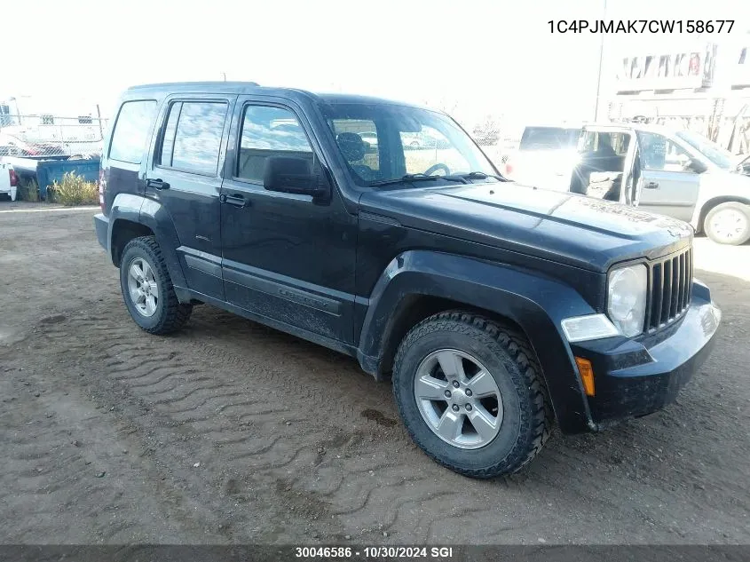 2012 Jeep Liberty Sport VIN: 1C4PJMAK7CW158677 Lot: 30046586