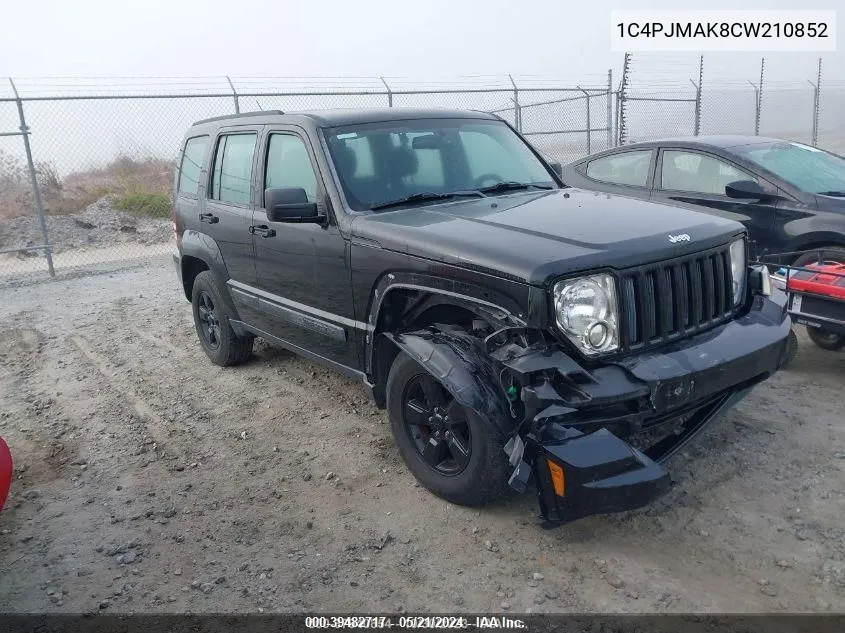 2012 Jeep Liberty Sport VIN: 1C4PJMAK8CW210852 Lot: 39482717