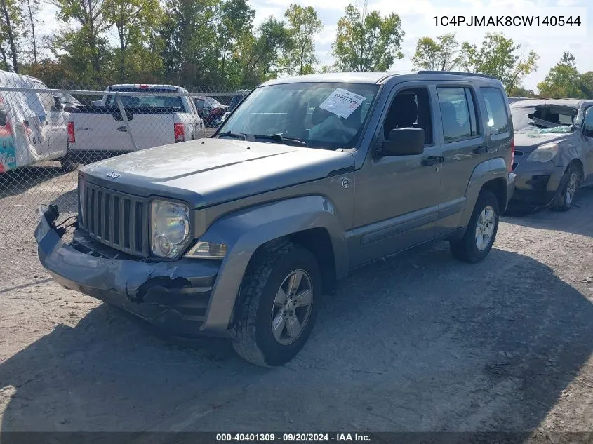 1C4PJMAK8CW140544 2012 Jeep Liberty Sport