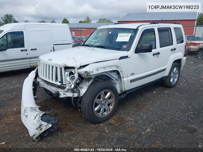 2012 Jeep Liberty Sport VIN: 1C4PJMAK3CW198223 Lot: 40483142