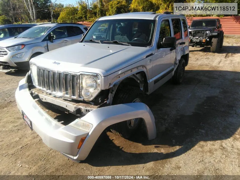 2012 Jeep Liberty Sport VIN: 1C4PJMAK6CW118512 Lot: 40597088