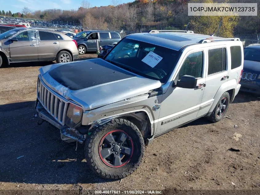 2012 Jeep Liberty Sport VIN: 1C4PJMAK7CW123735 Lot: 40817681