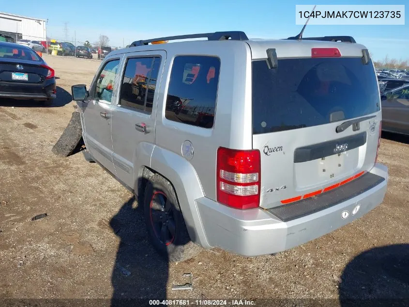 2012 Jeep Liberty Sport VIN: 1C4PJMAK7CW123735 Lot: 40817681