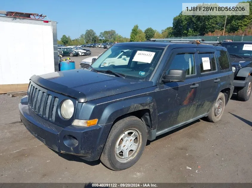 1J8FF28W18D565206 2008 Jeep Patriot Sport