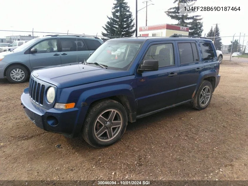 2009 Jeep Patriot Sport VIN: 1J4FF28B69D187464 Lot: 30046094