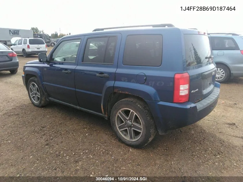 1J4FF28B69D187464 2009 Jeep Patriot Sport