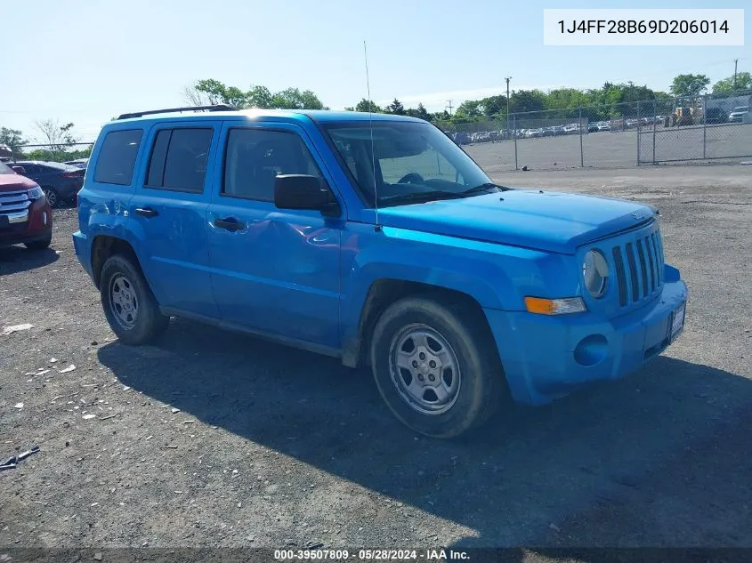 2009 Jeep Patriot Sport VIN: 1J4FF28B69D206014 Lot: 39507809