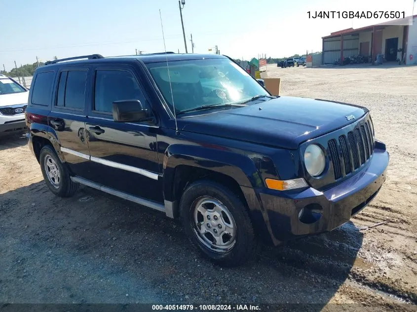 2010 Jeep Patriot Sport VIN: 1J4NT1GB4AD676501 Lot: 40514979