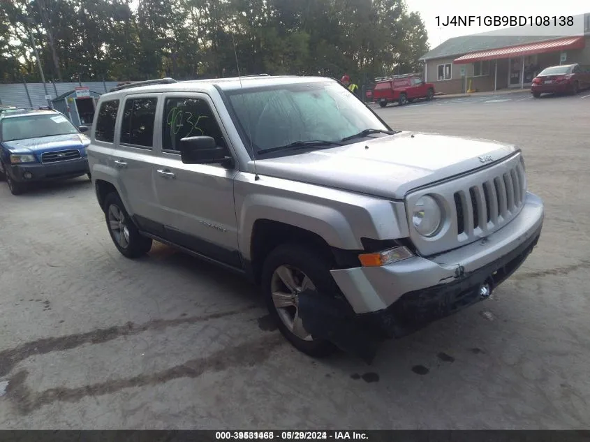 1J4NF1GB9BD108138 2011 Jeep Patriot Sport