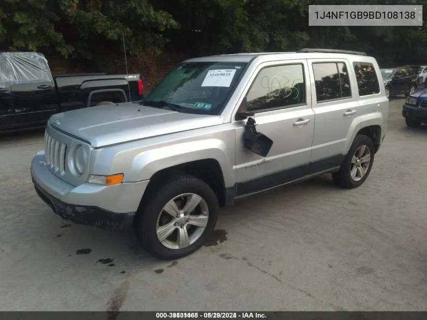 2011 Jeep Patriot Sport VIN: 1J4NF1GB9BD108138 Lot: 39531468