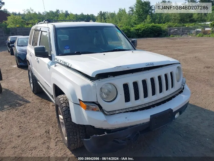 2011 Jeep Patriot Sport VIN: 1J4NF1GB4BD207286 Lot: 39542086