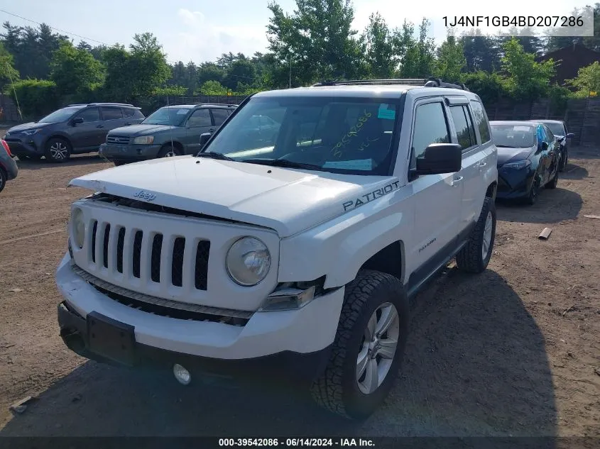 2011 Jeep Patriot Sport VIN: 1J4NF1GB4BD207286 Lot: 39542086