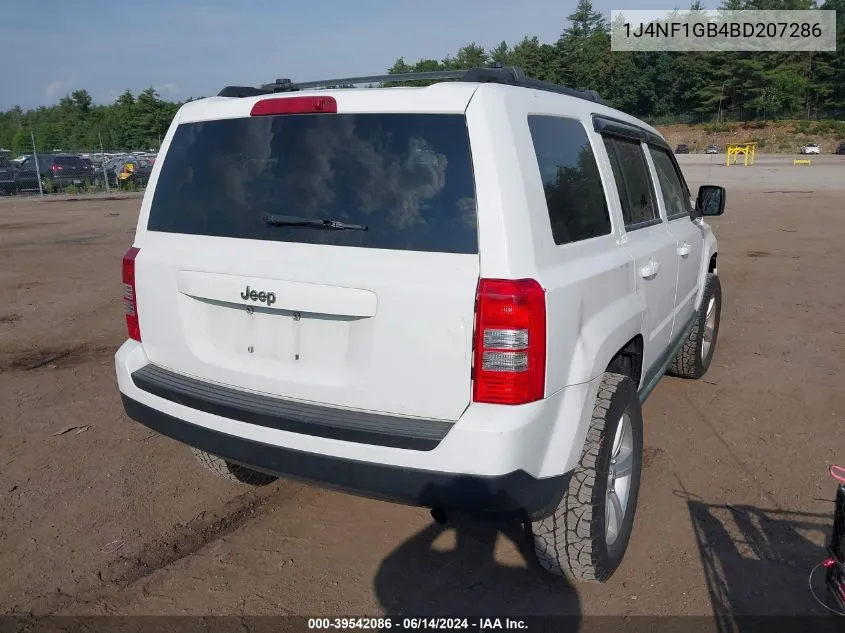 2011 Jeep Patriot Sport VIN: 1J4NF1GB4BD207286 Lot: 39542086