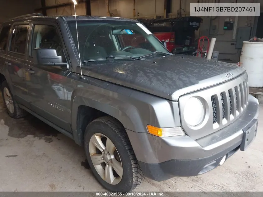 2011 Jeep Patriot Sport VIN: 1J4NF1GB7BD207461 Lot: 40323955