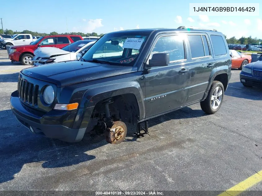 1J4NT4GB9BD146429 2011 Jeep Patriot Latitude X