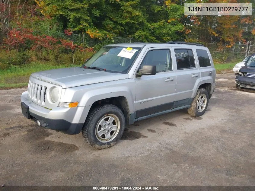 1J4NF1GB1BD229777 2011 Jeep Patriot Sport