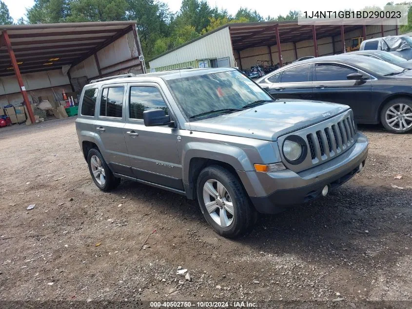 1J4NT1GB1BD290023 2011 Jeep Patriot Sport