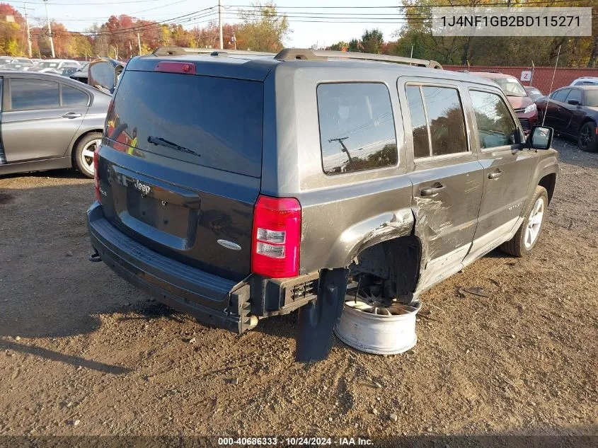 2011 Jeep Patriot Sport VIN: 1J4NF1GB2BD115271 Lot: 40686333