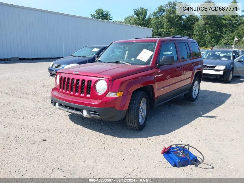 1C4NJRCB7CD687771 2012 Jeep Patriot Limited