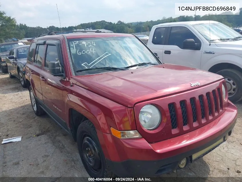 2012 Jeep Patriot Latitude VIN: 1C4NJPFB8CD696849 Lot: 40416004