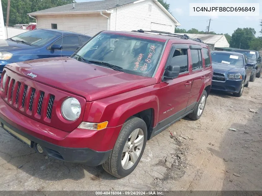 1C4NJPFB8CD696849 2012 Jeep Patriot Latitude