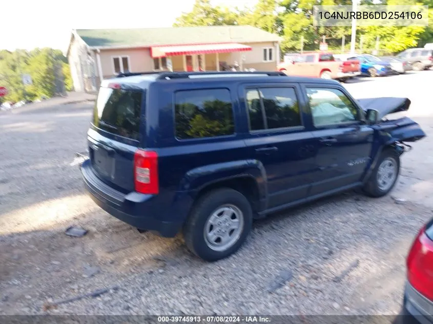 2013 Jeep Patriot Sport VIN: 1C4NJRBB6DD254106 Lot: 39745913