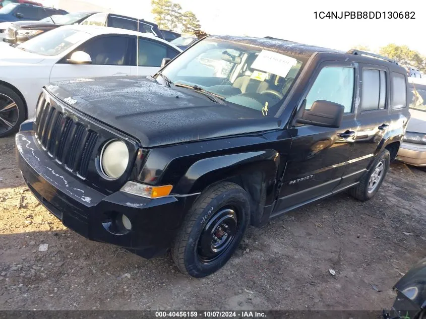 2013 Jeep Patriot Sport VIN: 1C4NJPBB8DD130682 Lot: 40456159