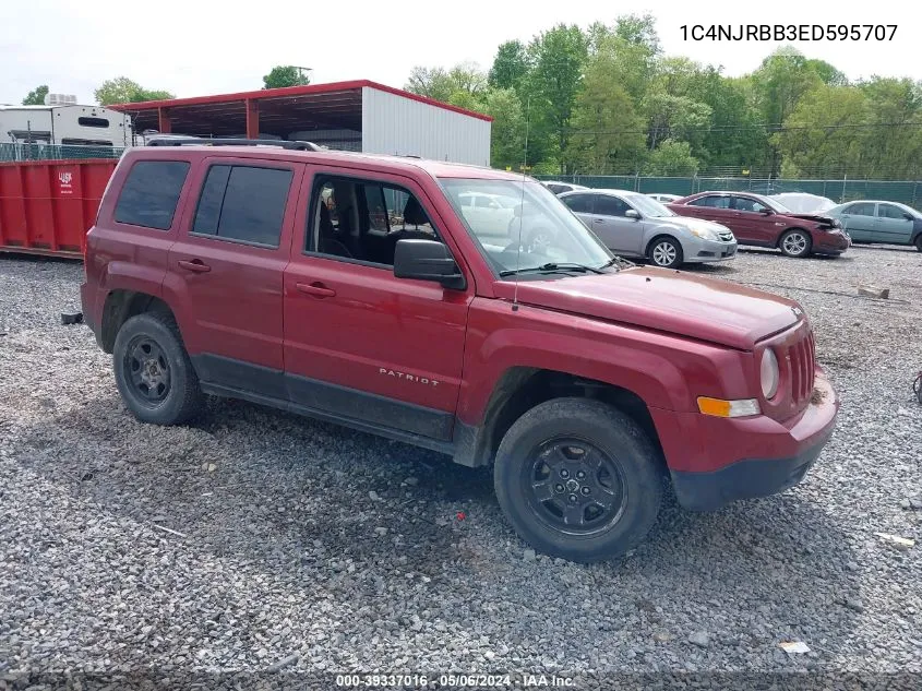 2014 Jeep Patriot Sport VIN: 1C4NJRBB3ED595707 Lot: 39337016